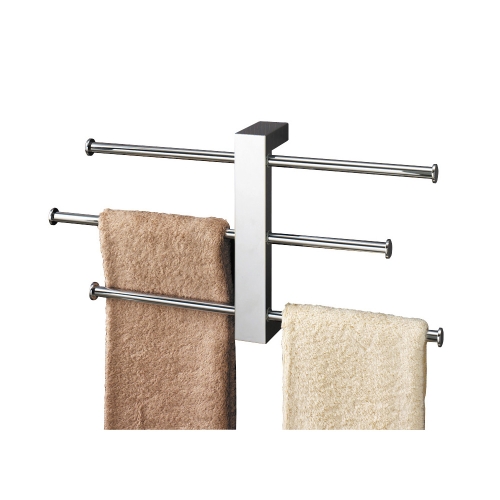 Bridge Towel Rail Set Wall Mounted - Chrome