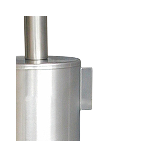 Wall Fixing for Metal Toilet Brush - Brushed