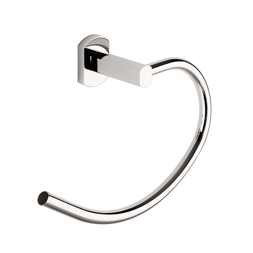 Edera Plus Towel Ring - Chrome