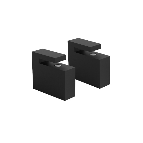 Hudson Shelf Brackets x2 - Black
