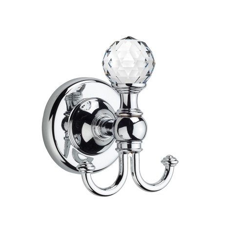 Oriental Crystal Robe Hook - Chrome
