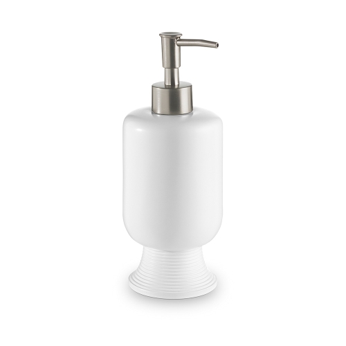 Temple Soap Dispenser - White/Polished