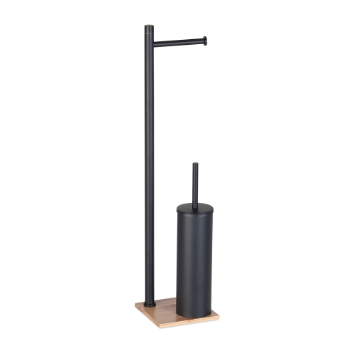 Trilly Bathroom Butler - Black/Bamboo